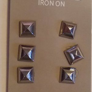 Square Iron On Studds